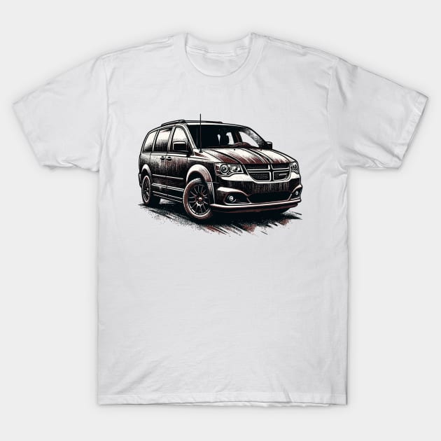 Dodge Caravan T-Shirt by Vehicles-Art